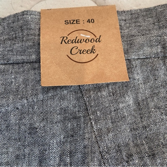 *NEW* REDWOOD CREEK Men’s Grey Cotton Chino Shorts Size 40 - Picture 5 of 5